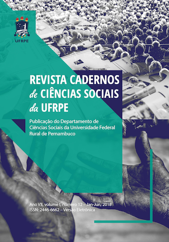 					View Vol. 1 No. 12 (2018): Revista Cadernos de Ciências Sociais da UFRPE
				